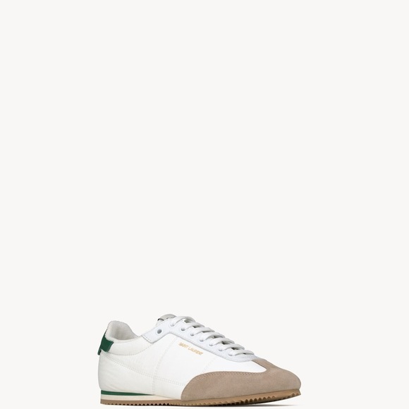 Saint Laurent ASTON SNEAKERS IN LEATHER AND NYLON - Picture 2 of 3